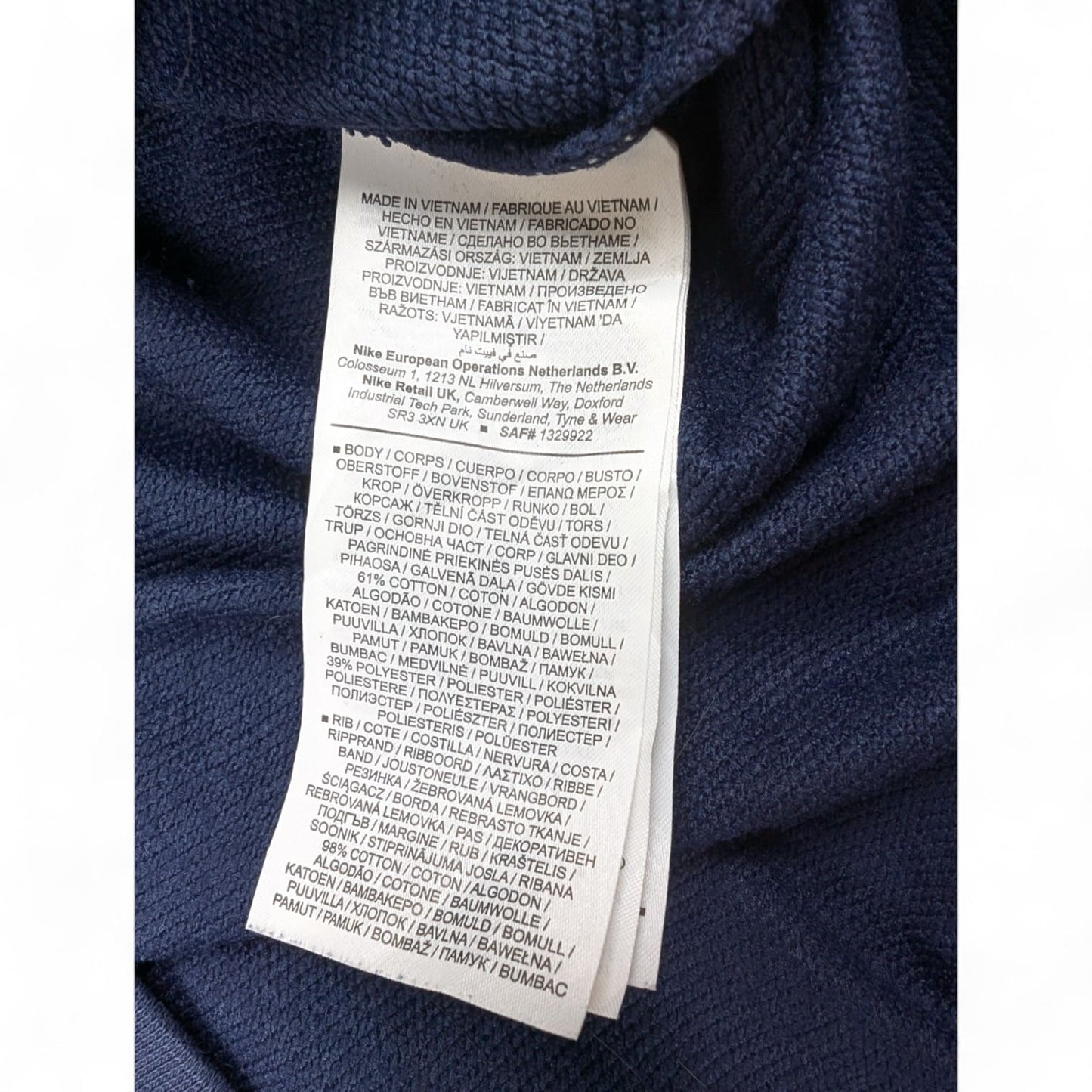 Nike Vintage Sweatshirts mit Glitzer Logo S