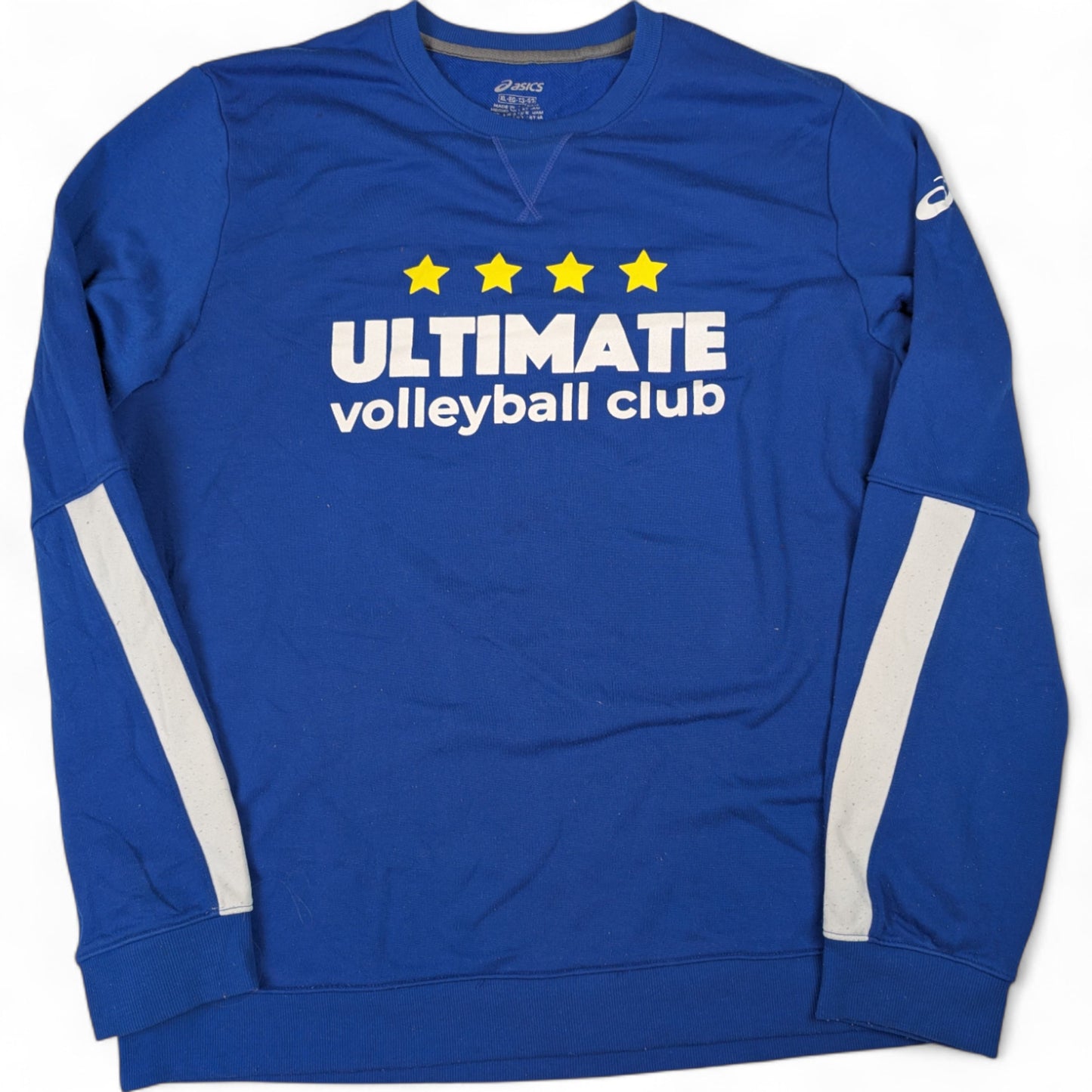Asics Ultimate Volleyball Club Blaues Sweatshirt XL