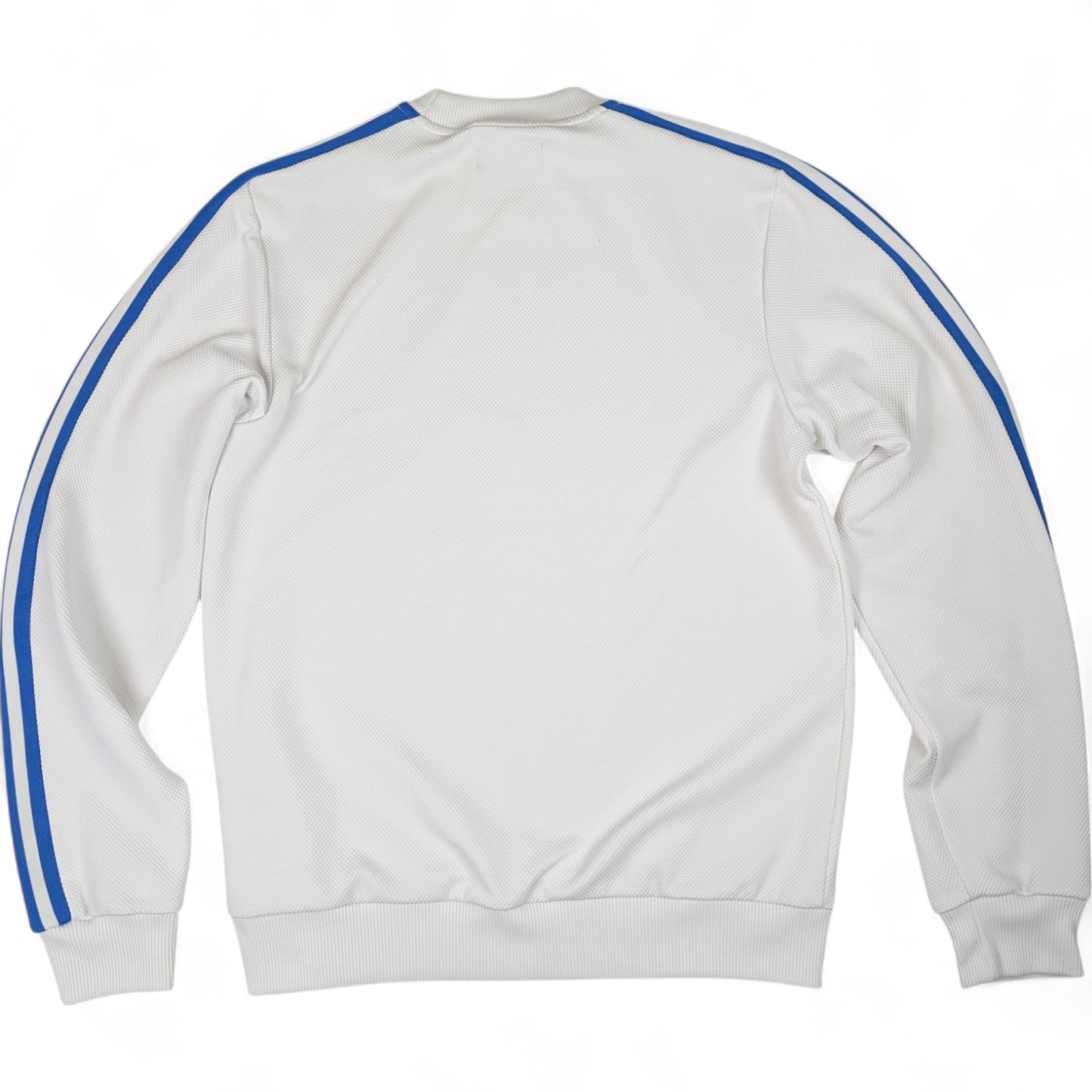 Retro Adidas Sweatshirt mit Blauen Adidas Stripes S