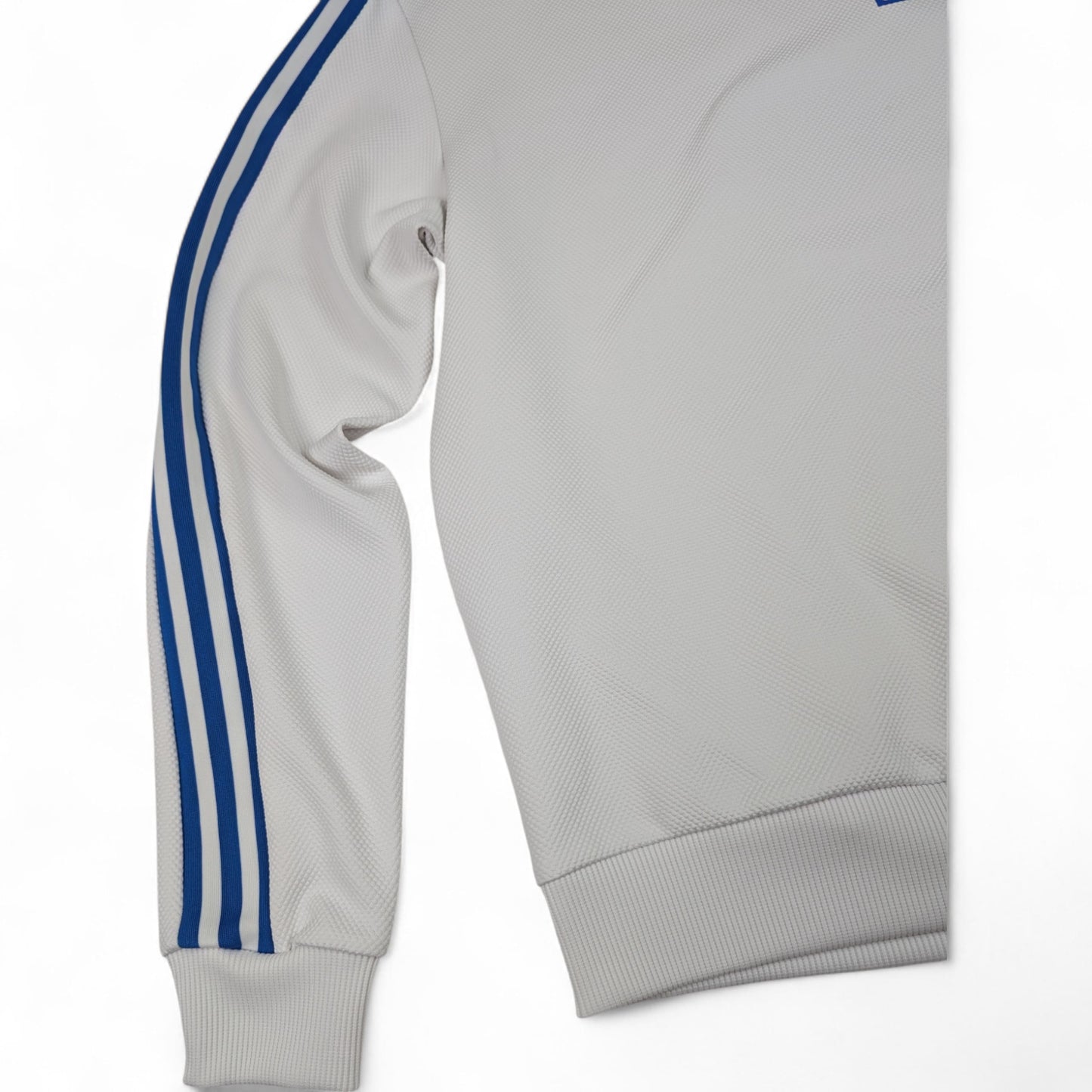 Retro Adidas Sweatshirt mit Blauen Adidas Stripes S