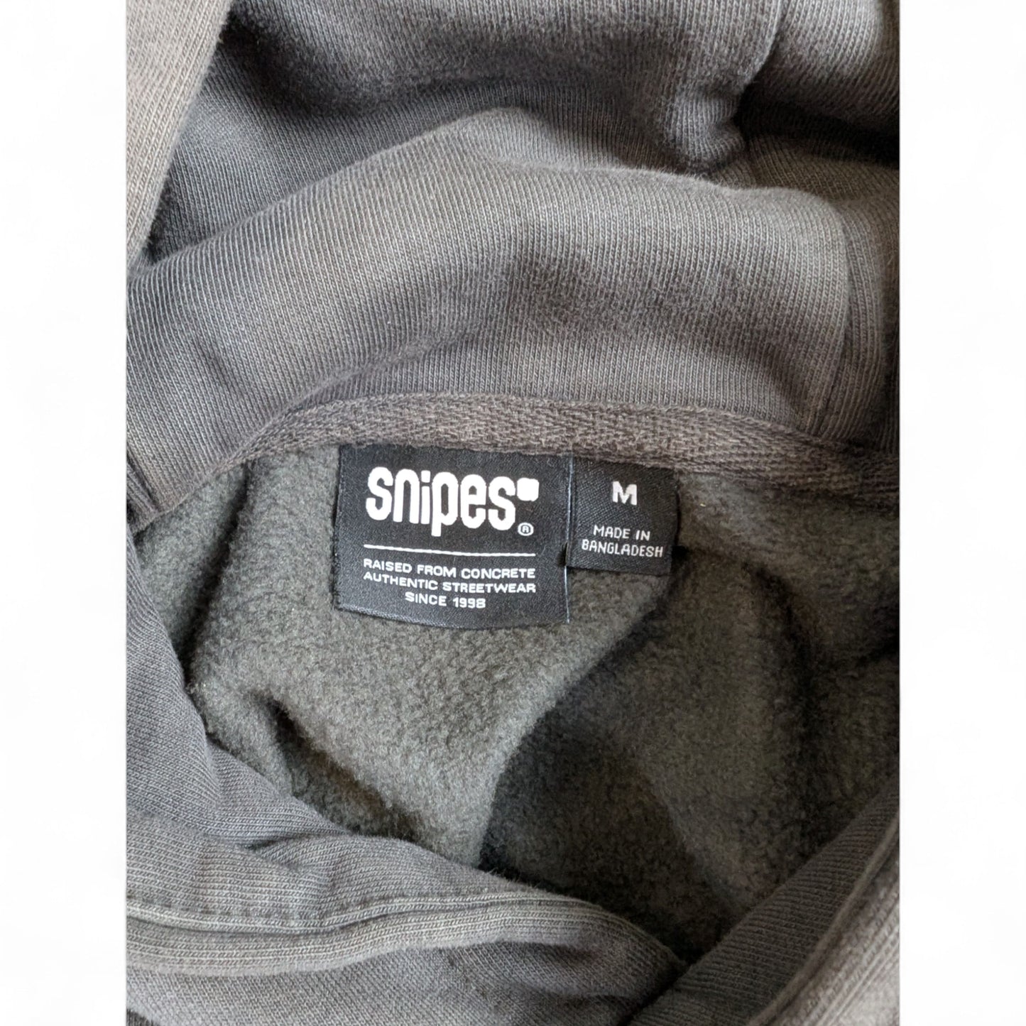 Snipes dunkel Grauer Basic Hoodie M