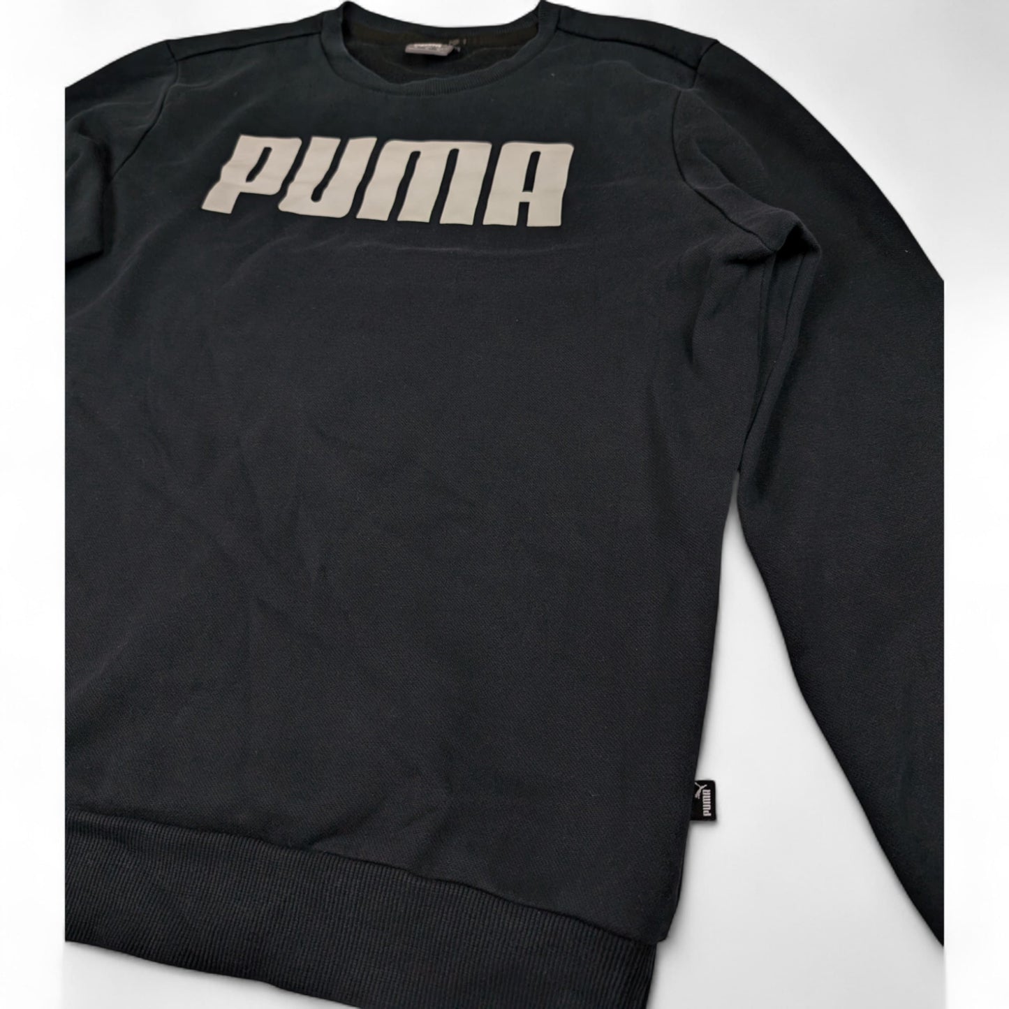 Puma Basic Sweatshirt Schwarz M