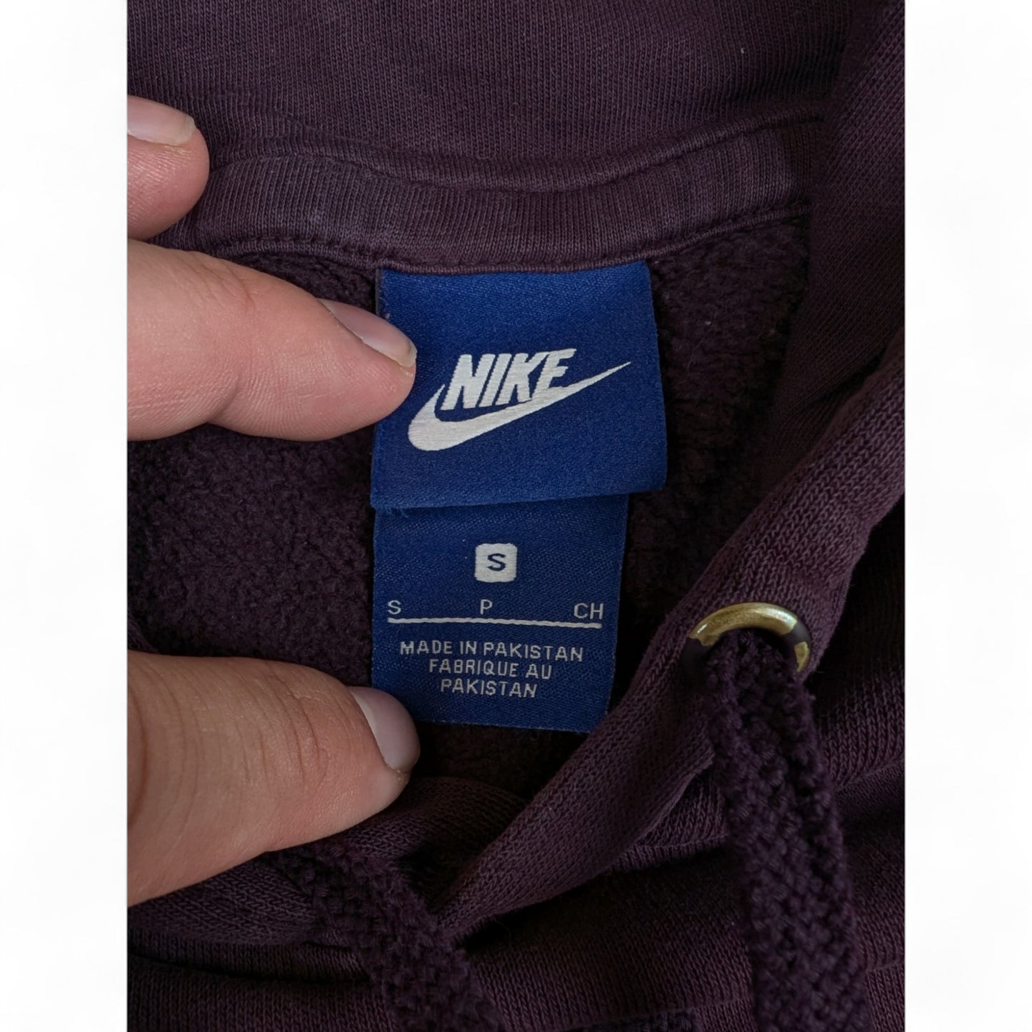 Nike Basic Hoodie dunkel Lila S