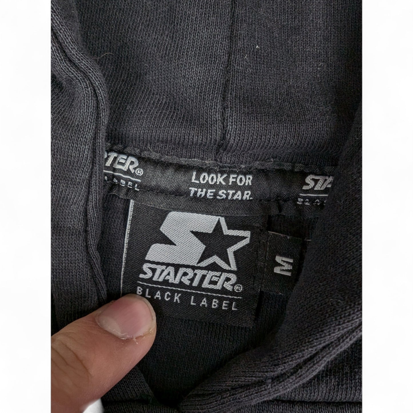 Schwarzer Starter Hoodie New York M