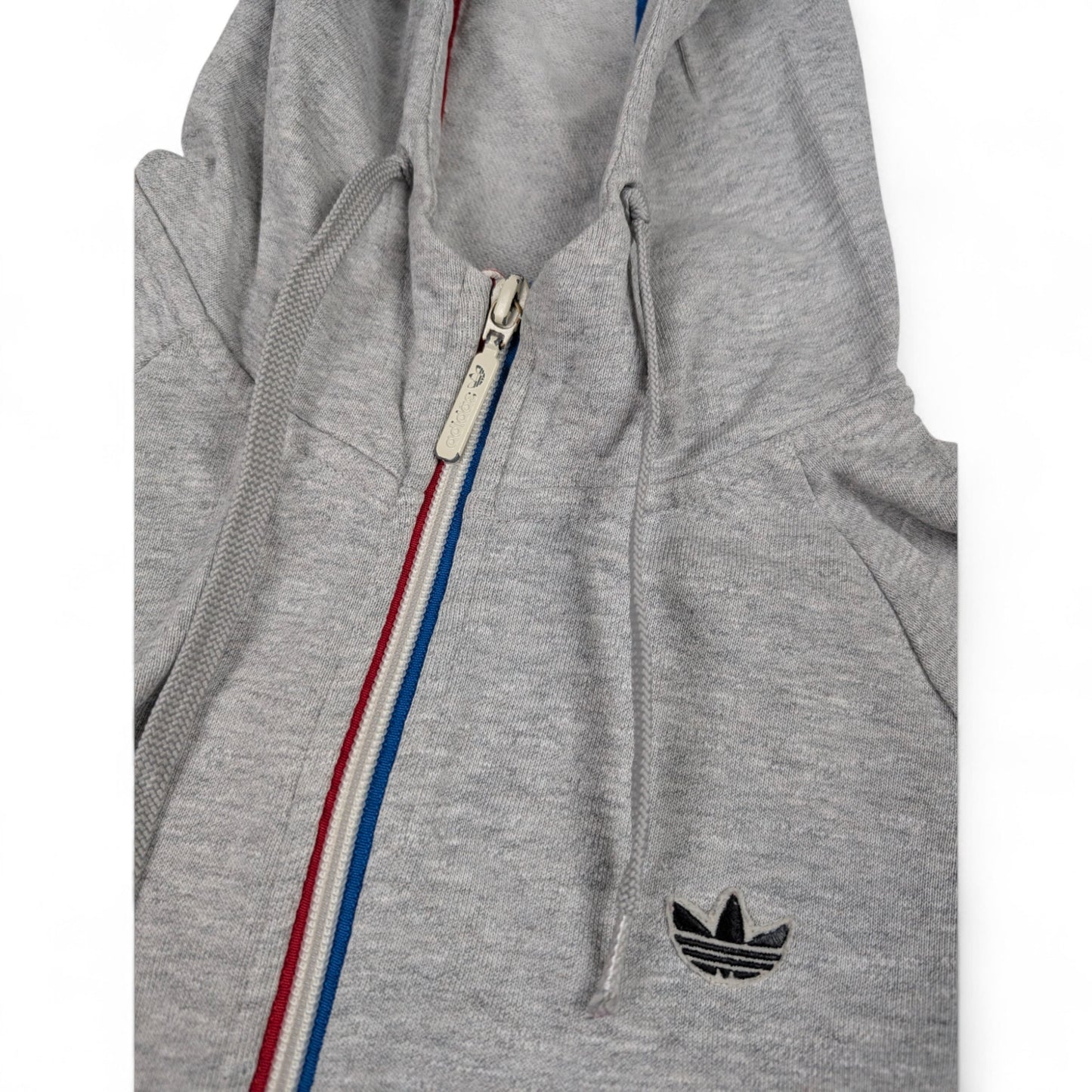 Retro Adidas Zipper Grau S