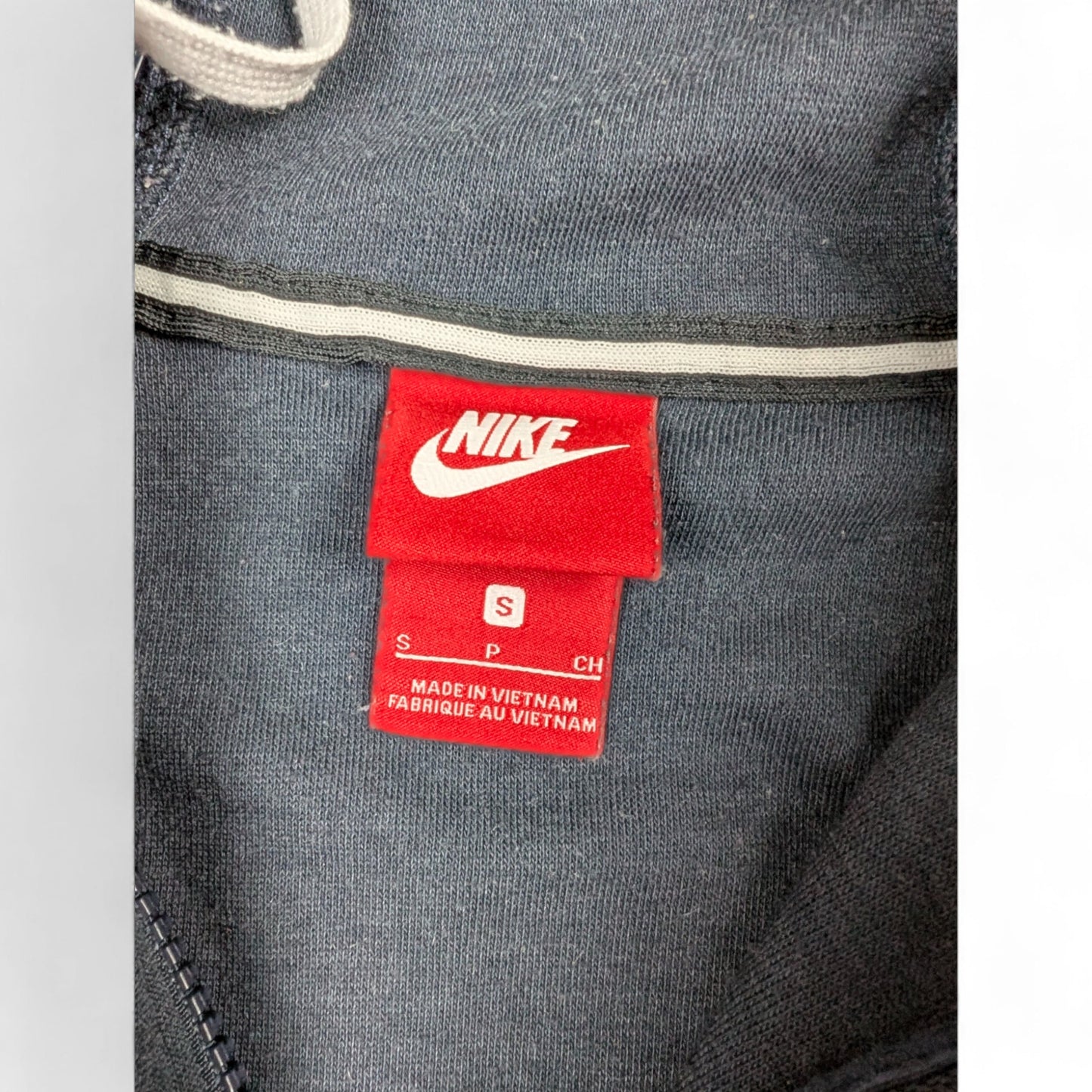 Retro Nike Zipper Überzieher Orange Blau