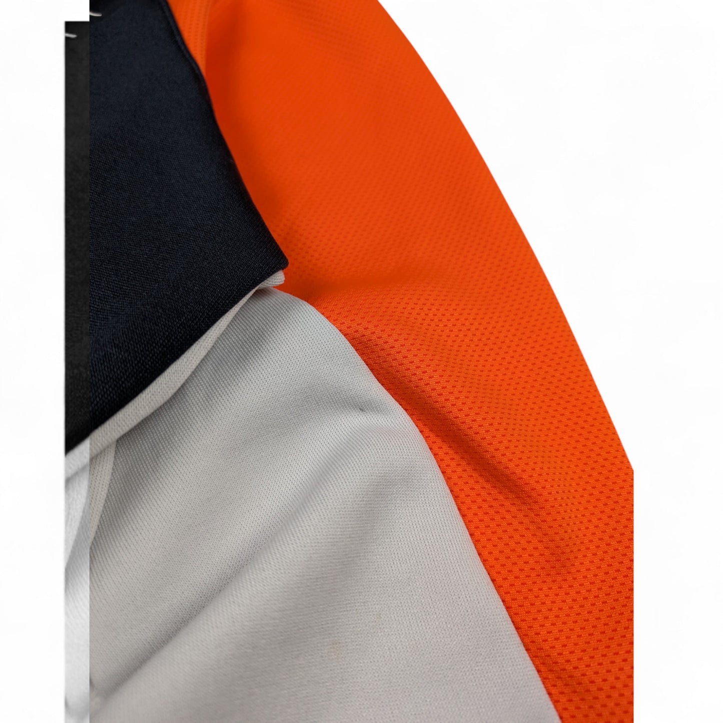 Retro Nike Zipper Überzieher Orange Blau