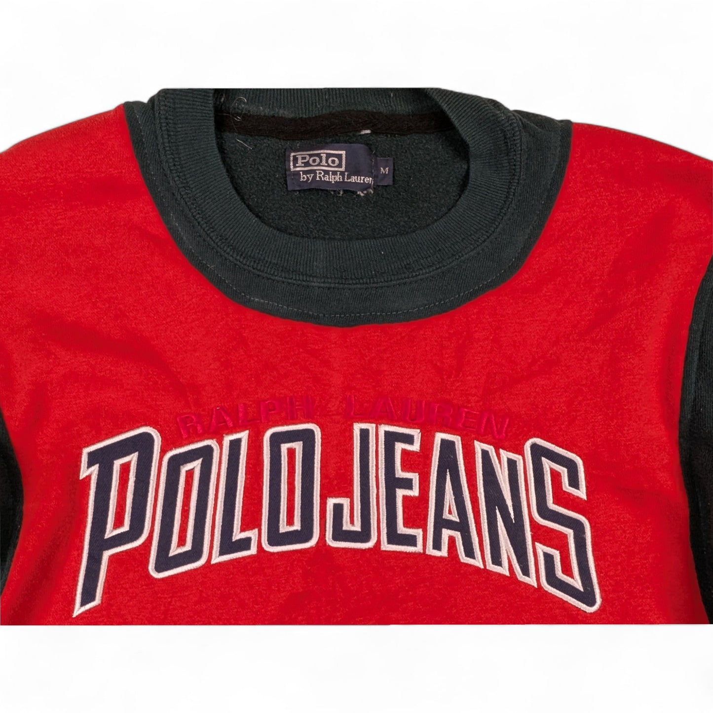 RL Polo Jeans Patchwork Sweatshirt M