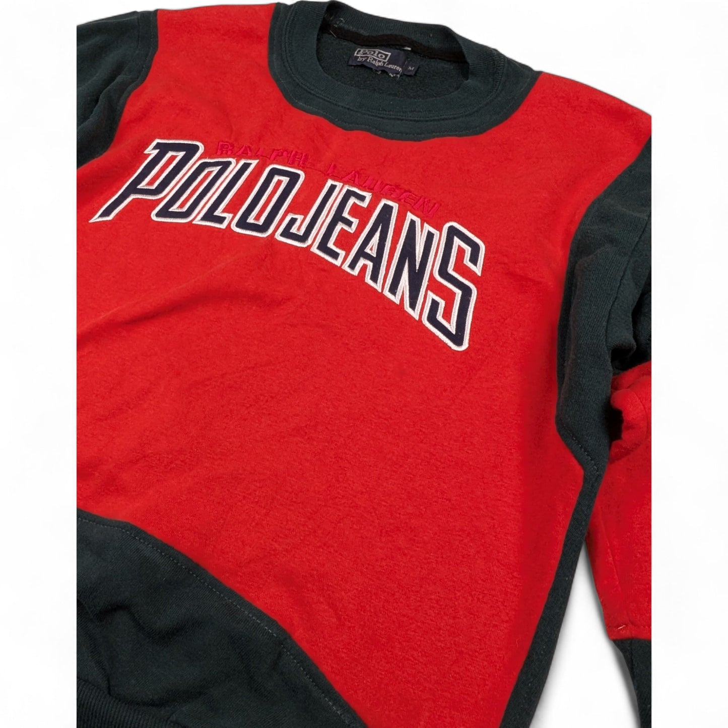 RL Polo Jeans Patchwork Sweatshirt M