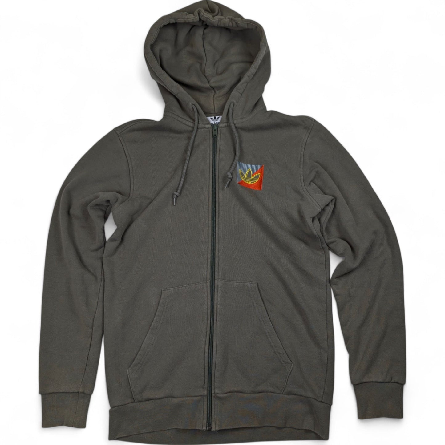 Adidas Vintage Zipper dunkel Grün S