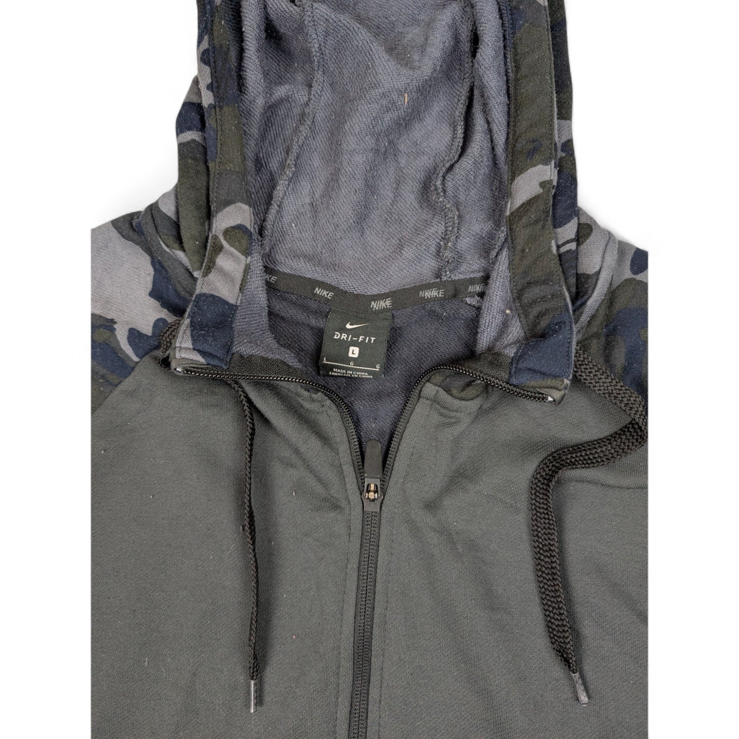 Nike Retro Camouflage Zipper Grau L