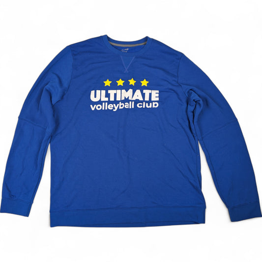 Asics Ultimate Volleyball Club Blaues Sweatshirt XL