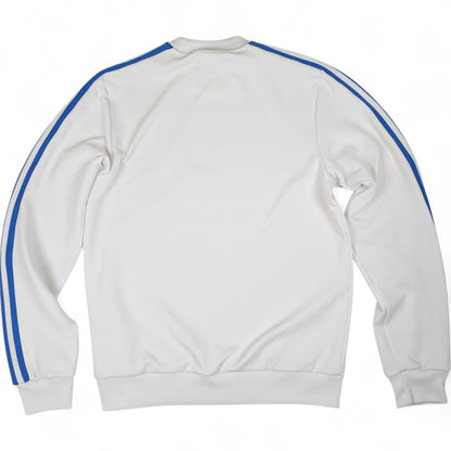 Retro Adidas Sweatshirt mit Blauen Adidas Stripes S