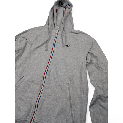 Retro Adidas Zipper Grau S