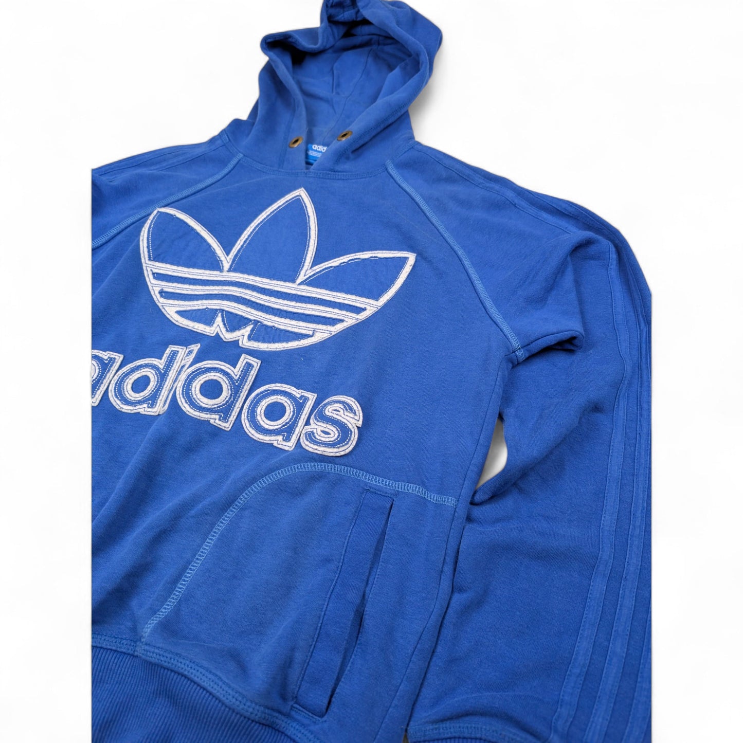 Adidas Vintage Hoodie Blau M