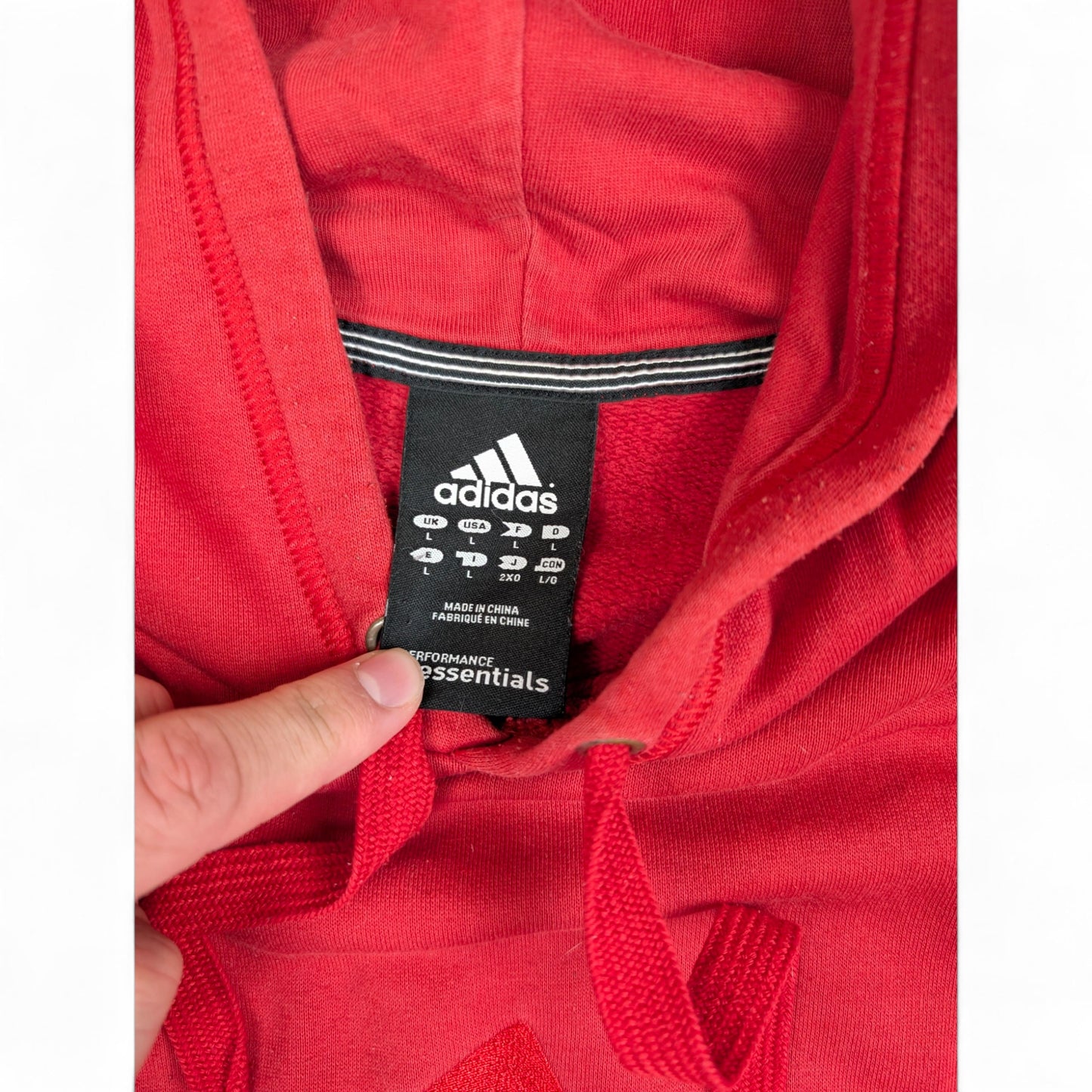 Adidas Basic Hoodie Rot