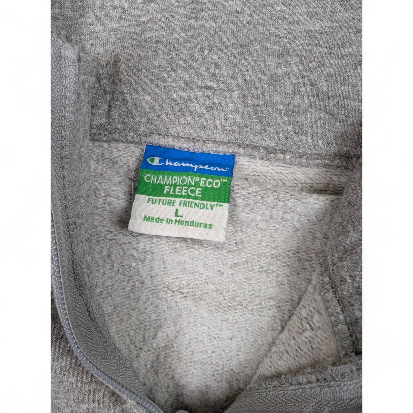 Champion Eco Graues Vintage Sweatshirt L